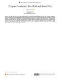 Tiwari-2025-Program Synthesis Pre-LLM and Post-LLM-vor.pdf.jpg
